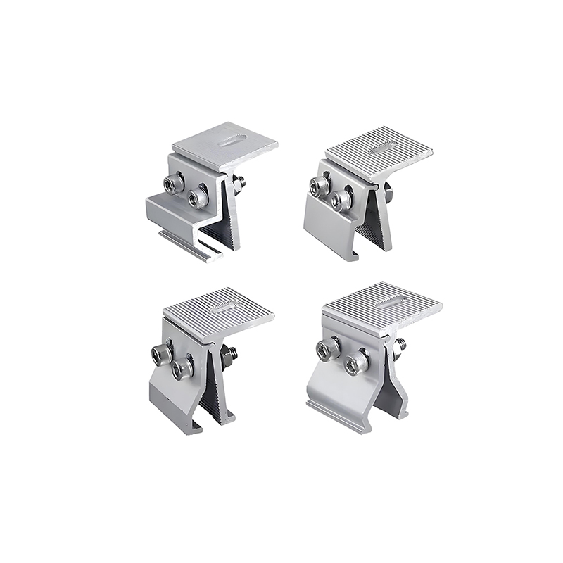 المشابك نهاية اللوحة الشمسية